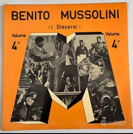Vinile Benito Mussolini (i discorsi)vol 4