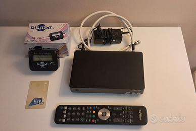 Ricevitore satellitare + satellite finder + scheda