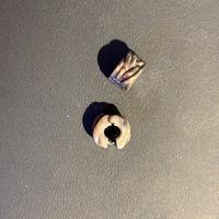 coppia di clip pandora treccia