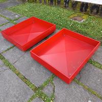 Contenitori bassi con ruote