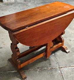 tavolo console in legno 