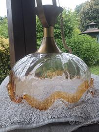 lampadario in vetro 