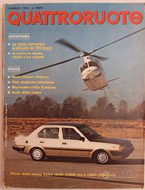 Rivista Quattroruote Febbraio 1984 (N°340)