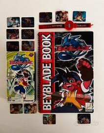 Set Beyblade: VHS, album, carte & orologio