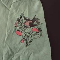 T-shirt Vintage Dsquared2 "Aloha Whykiki" – Verde 