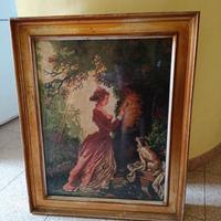 quadri ricamati a mano