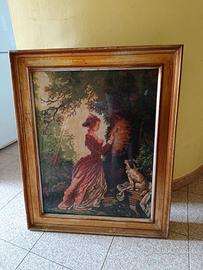 quadri ricamati a mano