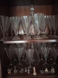 servizio bicchieri cristallo