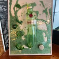 quadro moderno 3d gin tanqueray 