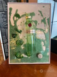 quadro moderno 3d gin tanqueray 