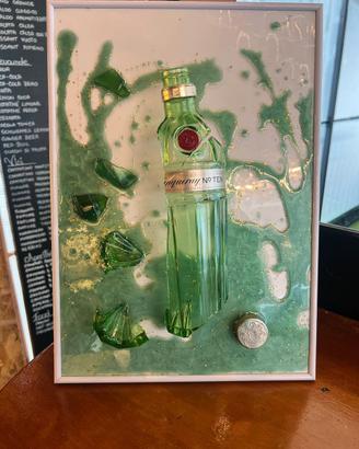 quadro moderno 3d gin tanqueray 