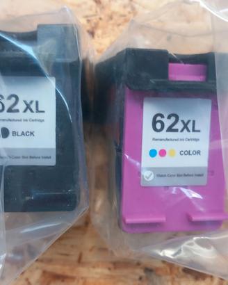 Cartucce Compatibili HP 62XL Nero + Colore