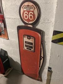 Pannello ornamentale riproduzione pompa di benzina