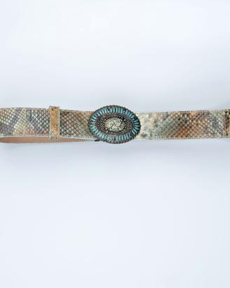 Cintura Ermanno Scervino 100% Pelle Di Pitone