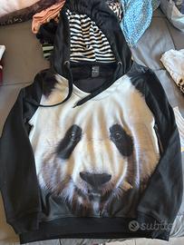 Felpa nera panda