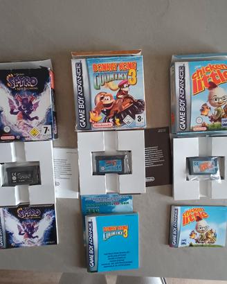 game boy advance 3 giochi Donkey/Spyro/Chitcken