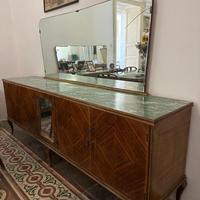 Mobile con specchio soggiorno antico