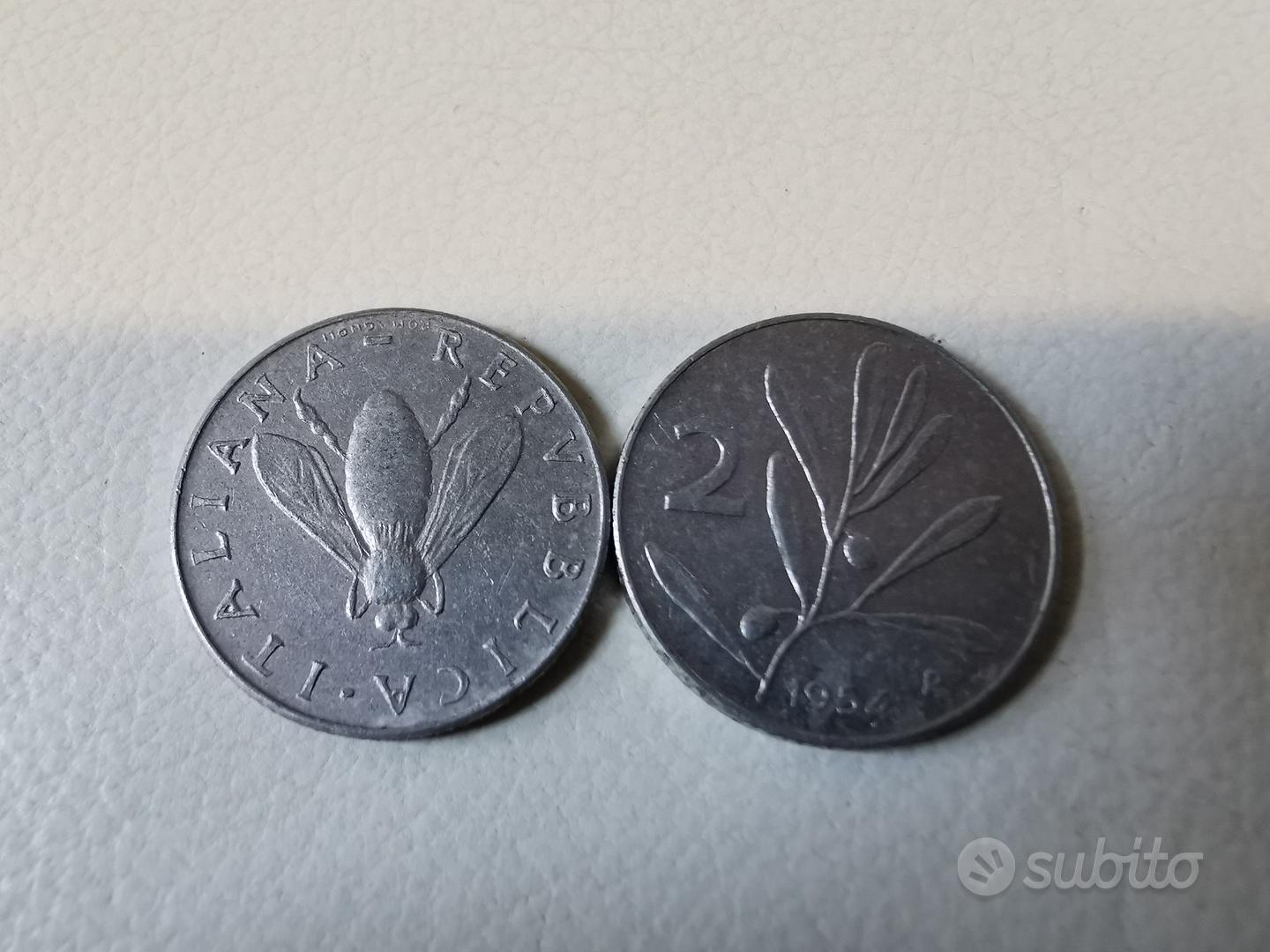 Monete 2 Lire "Olivo" 1954 - Collezionismo In vendita a Monza e della ...