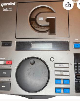 Lettore CD Gemini CDJ-1100 coppia