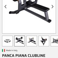 Panca piana Lacertosus clubline palestra attrezzi