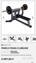 Panca piana Lacertosus clubline palestra attrezzi