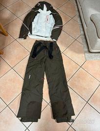 Completo da sci giacca e pantaloni taglia 38