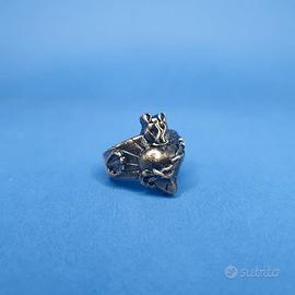 ANELLO VINTAGE PIETRO FERRANTE SACRO CUORE BRONZO