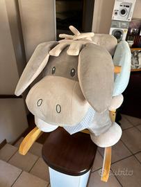 Nattou asino a dondolo blu cappuccino