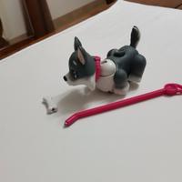 Cagnolino Giochi Preziosi con osso e guinzaglio 