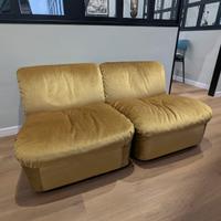 poltrona vintage velluto 