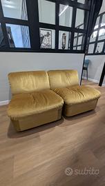 poltrona vintage velluto 