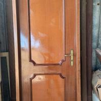 Porta in legno pregiato per interni/esterni