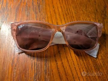 Ray-Ban Transparent Pink Sunglasses
