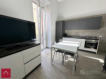 Trilocale ristrutturato + box auto + terrazzo