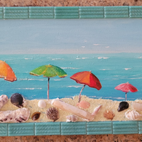 Quadro ad arte mista su mdf