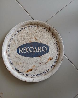 vassoio vintage recoaro 