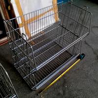 Cesto sovrapponibile ferro zincato anni 70 perfett