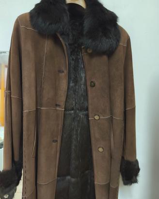 Cappotto in montone,interno visone