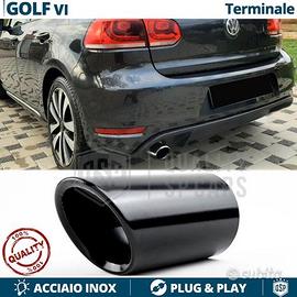 TERMINALE di Scarico VW GOLF 6 Acciaio Inox Nero