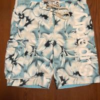 Costume da bagno azzurro bianco a fiori - Superdry