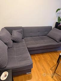 Divano letto angolare contenitore