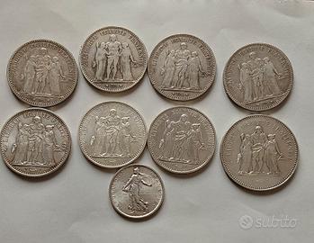 monete argento 