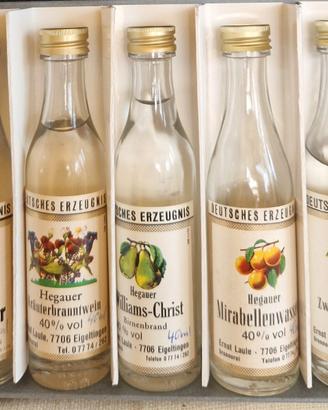 Cofanetto mignon liquori tedeschi anni 70 Hagauer