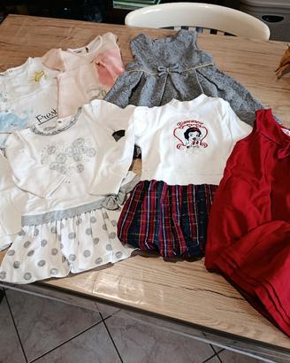 Abbigliamento bambina 18- 24 mesi 5 euro tutto 