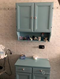 Mobiletto bagno shabby