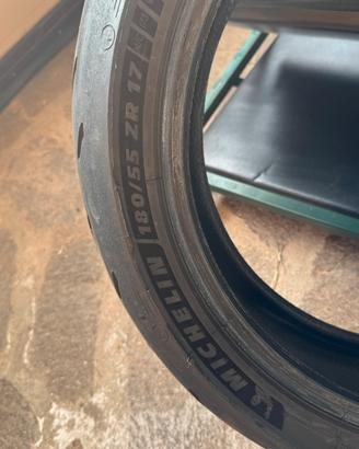 GOMMA MOTO USATA MICHELIN POWER GP 2CT+ 180/55/17
