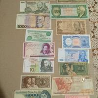 Lotto 16 banconote straniere. 