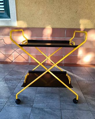 Carrello vintage per vivande cucina, bevande.