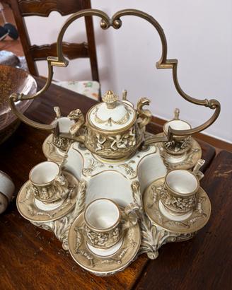 Servizio Caffè/Tè porcellana di Capodomonte