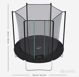 Trampolino elastico 240 cm Decathlon